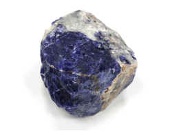 Содалит, необработанный "дикий" образец, Намибия (40*33*23 мм, 50 г) №26692