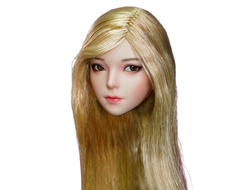 Женская голова (скульпт) с длинными волосами (блонд) 1/6 scale  (SDDX04A) - SUPER DUCK