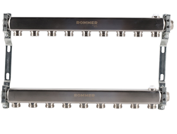 Коллекторная группа ROMMER для радиаторной разводки (9 контуров)