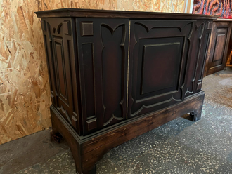 Chest of drawers with safe