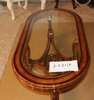 Стол журнальный Наполеон, овальный, арт. 2110, цвет олива.