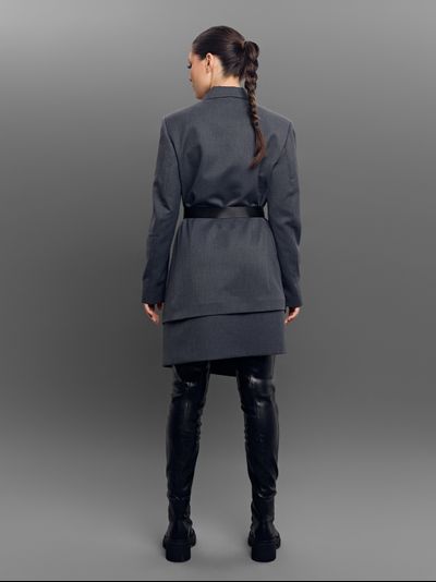 Платье-пиджак MOD-T Серый