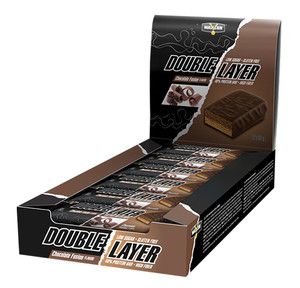 (Maxler) Батончики Double Layer Bar - (60 гр) - (клубника-ваниль)