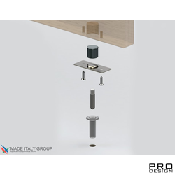 Упор магнитный автоматический скрытый FANTOM PREMIUM HGT001 прозрачный