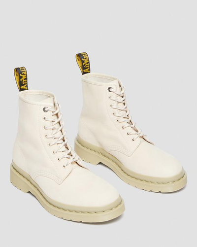 Ботинки Dr Martens 1460 Mono Milled Nubuck Parchment Beige