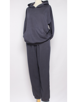 КОСТЮМ ХУДИ   И БРЮКИ  "КАШЕМИР" графит р.54,56