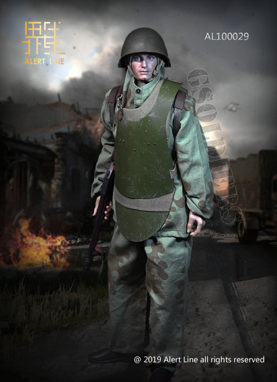 Боец штурмовой инженерно-саперной бригады (ШИСБР) - Коллекционная ФИГУРКА 1/6 scale action figure WWII World War II Soviet Union - assault engineering (AL100029) - Alert Line