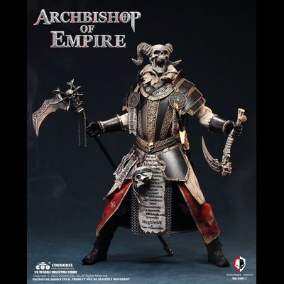 Епископ-скелет - Коллекционная ФИГУРКА 1/6 scale NIGHTMARE SERIES  STANDARD ALLOY VERSION ARCHBISHOP OF EMPIRE (NS017) - COOMODEL