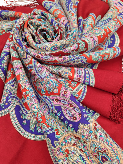 Павловопосадский платок Подмосковье 1988-5