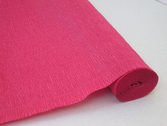 Гофрированная (креп) бумага 180 гр, Италия, цвет пудрово-розовый, №547