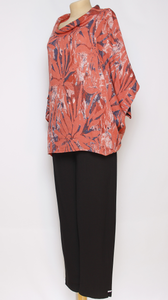 Брюки "НИЗ ВЫРЕЗ" чёрные 56,60,62