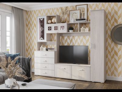 Модульная гостиная Белла вариант 1 (БТС)