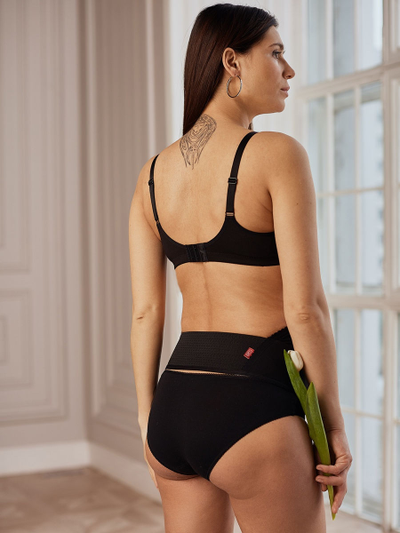 Купить черный дородовой бандаж 0845 ФЭСТ