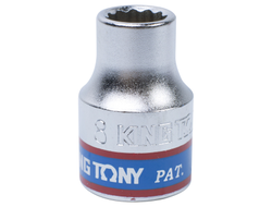 Головка торцевая стандартная двенадцатигранная 3/8", 8 мм KING TONY 333008M