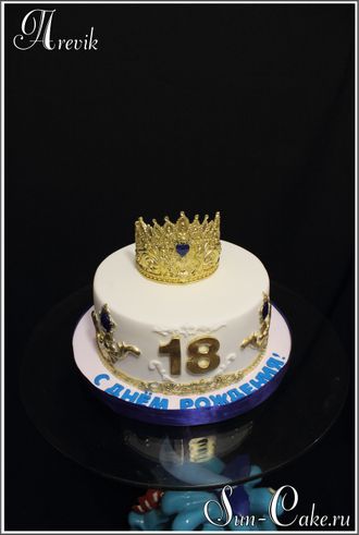 Торт с золотой короной (3,5 кг)