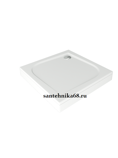 Прямоугольный душевой поддон из искусственного (литьевого) мрамора BAS Квадро