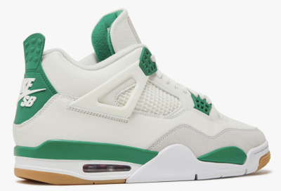 Nike Air Jordan 4 Retro Sb Pine Green (Белые) новые
