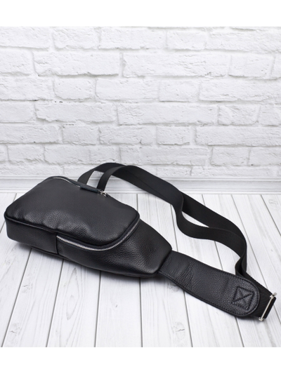 Кожаный кросс-боди рюкзак Vignola black (арт. 
3104-01)