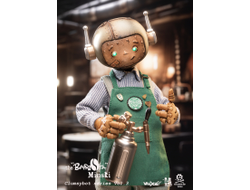 Робот-бариста Мински - Коллекционная ФИГУРКА 1/6 scale ClumsyBot series #3 Barista Minski (GHT005) - Whycat & GEARHEADTOYS