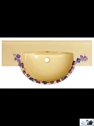 Раковина Эстет Cuba 90 х 43 см мраморная на столешницу