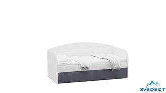 КРОВАТЬ ПОДРОСТКОВАЯ СКАНДИ (крафт белый/антрацит), 1944*917*947