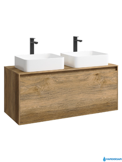 Тумба под умывальник Aqwella Mobi-120, цвет дуб балтийский