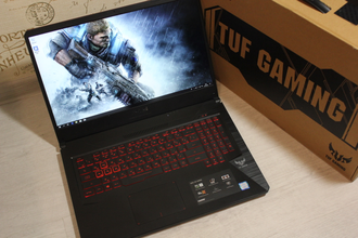 ASUS TUF Gaming FX705GE-EW074T ( 17.3 FHD IPS i5-8300H GTX1050Ti(4Gb) 8Gb 1Tb + 128SSD )