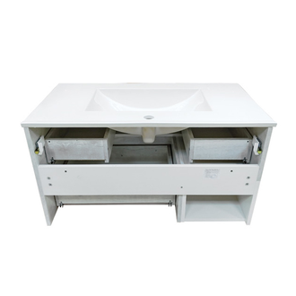 Тумба-умывальник "Турин-90М" дуб белый с раковиной COMFORTY 90E