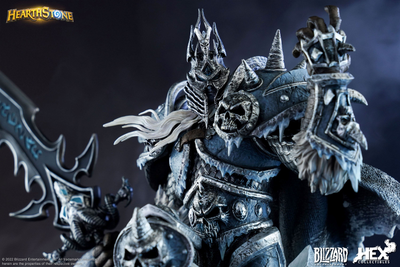 Король-Лич (серия Warcraft, HearthStone) - КОЛЛЕКЦИОННАЯ СТАТУЯ 1/10 The Lich King (HEXHS002) - HEX Collectibles x Blizzard