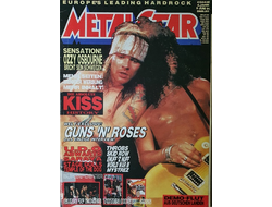 Metal Star Magazine June 1991 Guns N Roses, UDO, Иностранные музыкальные журналы, Intpressshop