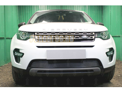 Защита радиатора Land Rover Discovery Sport 2014- black PREMIUM