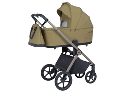 Коляска 2в1 Carrello Ultra F CRL-6557, Clover Green / Зеленый, рама Коричневая