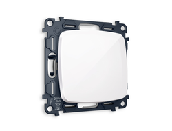 Розетки и выключатели OMEGA цвет белый глянец