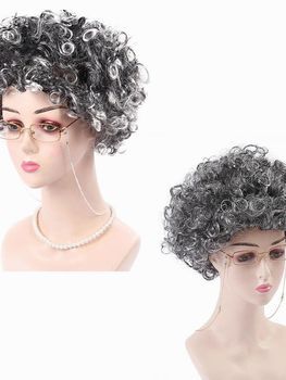 Парик Старушки кудрявый