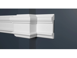 Молдинг Decor Dizain DD601, дюрополимерный, влагостойкий, под покраску, длина 2 м