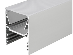 Профиль с экраном ALU-LINE-DUO-2000 ANOD+OPAL