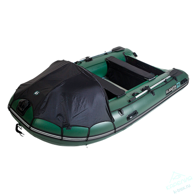 Лодка ПВХ Gladiator Professional D370AL с алюминиевым полом
