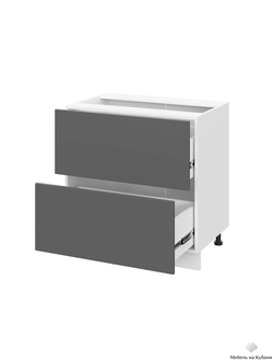 Кельн модульная Шкаф нижний с ящиками ШНГ2Я 800