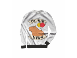 Свитшот 3D с полной запечаткой Капибара, Kapibara-san №17