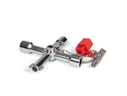 Ключ для электрошкафов КЭШ-5 серия МАСТЕР с 5 профилями и битой «крест/шлиц»