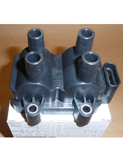 Катушка зажигания (HELLA) для Рено Логан 2 ( 8V )