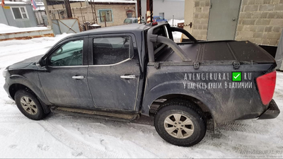 Жёсткая 4-секционная крышка кузова HAL Std для пикапа Dongfeng DF6 с установкой под штатную дугу