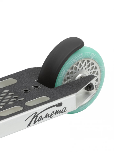 Самокат Комета Эфир серо-мятный заднее колесо