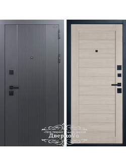 ВФД (VFD) ВЛАДИМИРСКАЯ ФАБРИКА ДВЕРЕЙ/ BALANCE Twin. ATUM 6/ ЭКОШПОН Sharkskin - Cappucino/ ТОЛЩИНА 112 мм/ ТРИ КОНТУРА/ МИНЕРАЛЬНАЯ ПЛИТА