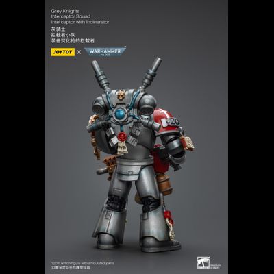 Интерцептор Серых Рыцарей (Warhammer 40k) - КОЛЛЕКЦИОННАЯ ФИГУРКА 1/18 Grey Knights Interceptor with Incinerator (JT8971) - JOYTOY