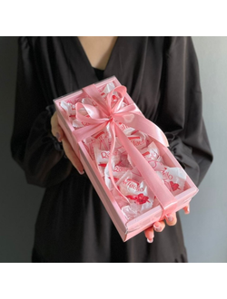 СЛАДКИЙ НАБОР С РАФАЭЛЛО В ПРЯМОУГОЛЬНОЙ КОРОБКЕ - 5