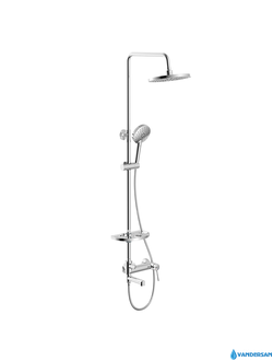 Смеситель для ванны и душа Minima LM3862C с тропическим душем