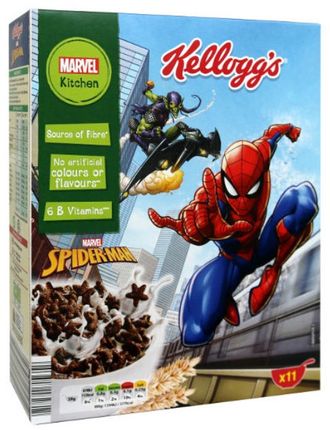 Сухой завтрак Келлогс Спайдермен 350гр (6)