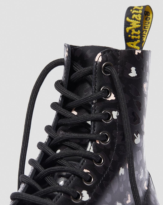 Dr Martens Pascal Chaos Hearts с белыми сердечками