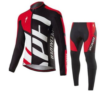 Велокостюм Specialized, майка, штаны, |XL|L|2XL|, черно-бело-красный